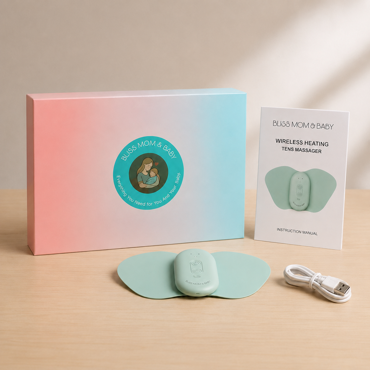 Bliss Mom & Baby Wireless Heating TENS Massager
